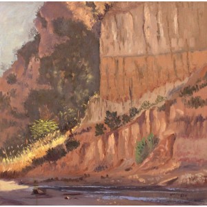 Tahir Bilal Ummi, 18 x 18 Inch, Oil on Canvas, Landscape Painting, AC-TBL-021